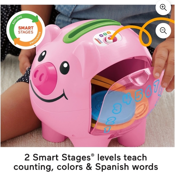 Fisher Price Laugh & Learn Piggy Bank - Picture 7 of 8